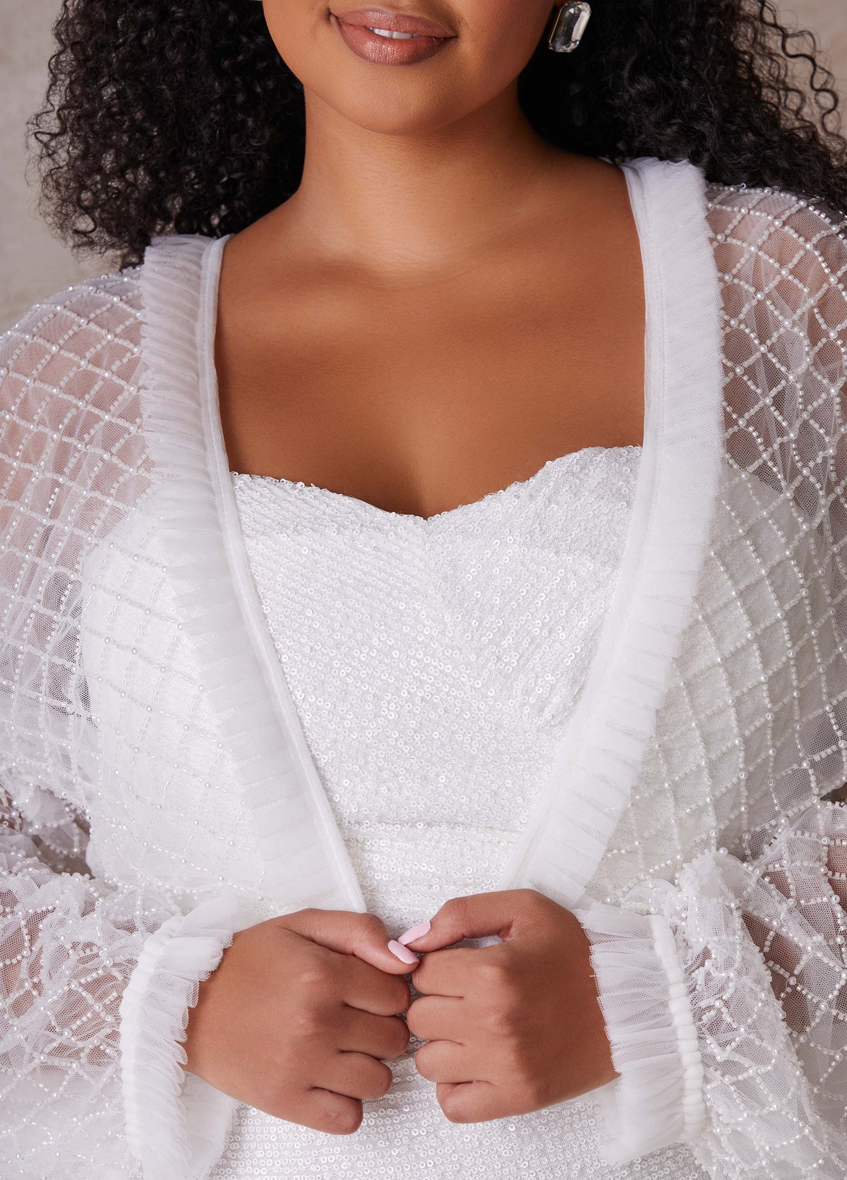 Plus Size Bridal Jacket Plus Size Bridal Fashion White | Ashley Stewart