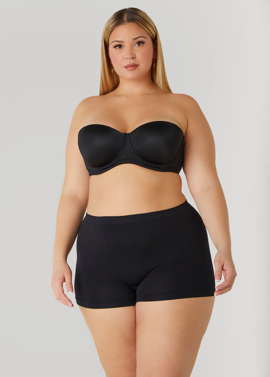 5 Way Convertible Underwire Bra Black | Ashley Stewart