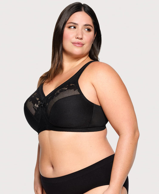 MagicLift Minimizer Bra Black | Ashley Stewart
