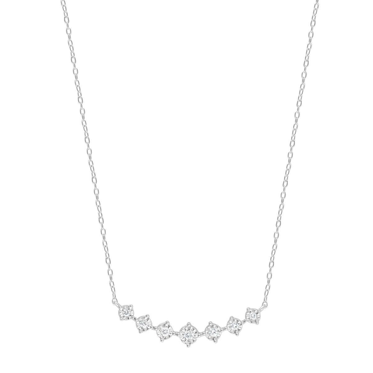 0.10 Carat Lab Grown Diamond Necklace  | Ashley Stewart