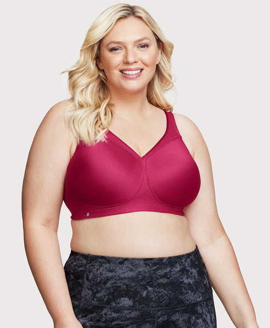 MagicLift Seamless Sports Bra Ruby Ruby Red | Ashley Stewart