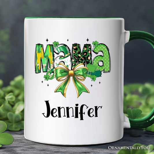 Mama St Patricks Day Mug White - Green | Ashley Stewart